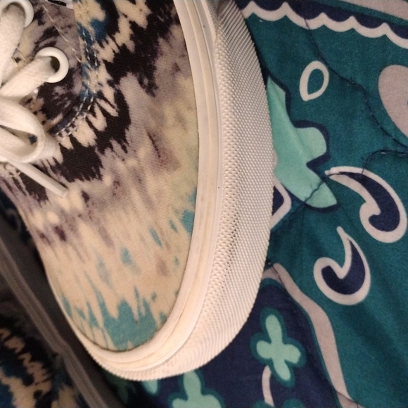 VANS DOHENY TYE DYE BLUE CASUAL SNEAKER women's size 7.5 - Picture 2 of 6